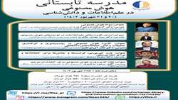 دومین مدرسه تابستانی هوش مصنوعی در علم اطلاعات و دانش شناسی