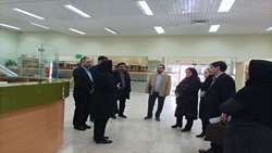 بازدید گروه بورد کاردرمانی وزارت بهداشت از کتابخانه مرکزی دانشگاه